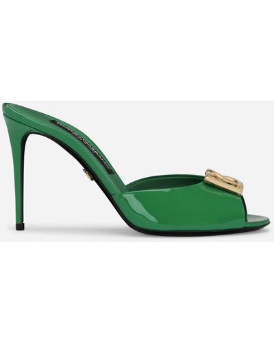 Dolce & Gabbana Slides And Mules - Green