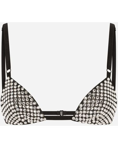 Dolce & Gabbana Reggiseno in strass - Multicolore