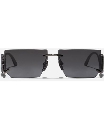 Dolce & Gabbana نظارة شمسية Dg Crystal - Gray