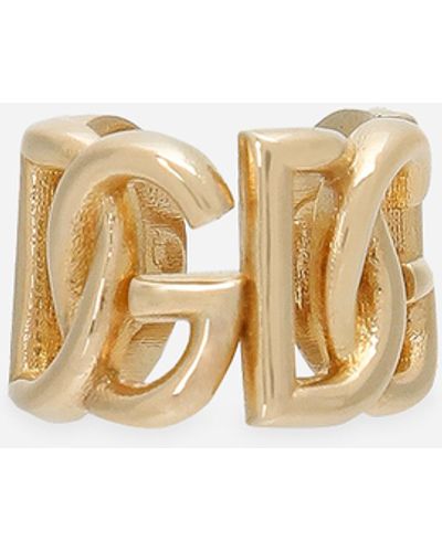 Dolce & Gabbana Ear Cuff mit DG-Logo - Weiß