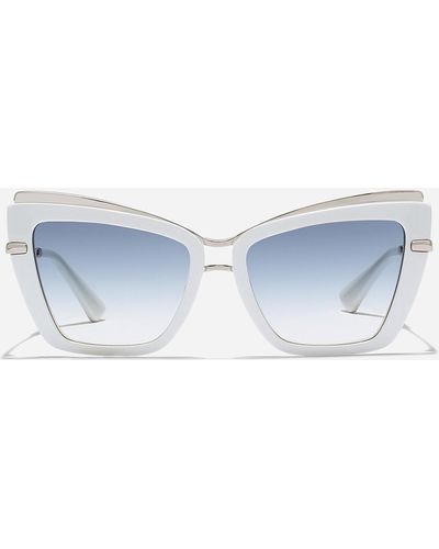 Dolce & Gabbana نظارات شمسية Metal Print - Blue