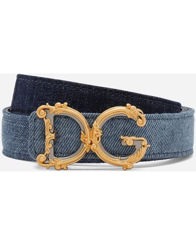 Dolce & Gabbana Cinturón DG Girls - Azul