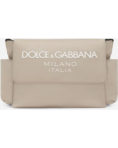 Dolce & Gabbana Wickeltasche aus Nylon - Natur