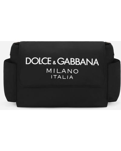 Dolce & Gabbana Wickeltasche aus Nylon - Schwarz