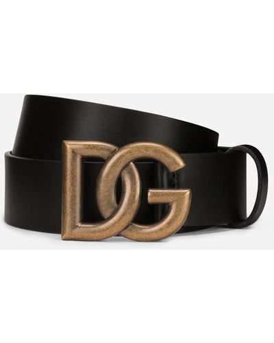 Dolce & Gabbana CINTURA CON BORCHIE - Negro