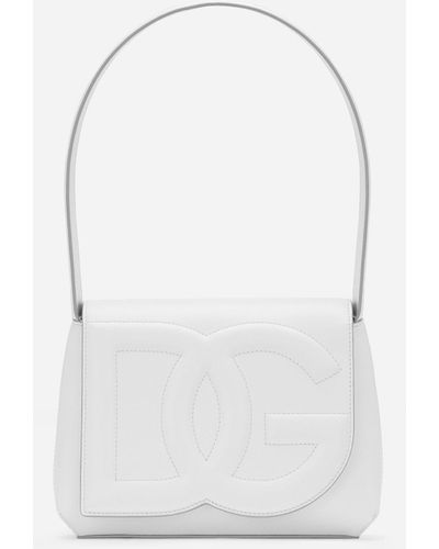 Dolce & Gabbana Borsa a spalla DG Logo Bag - Bianco