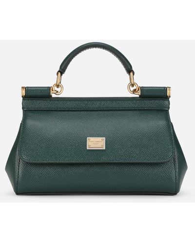 Dolce & Gabbana Small Sicily Top-handle Bag - Green