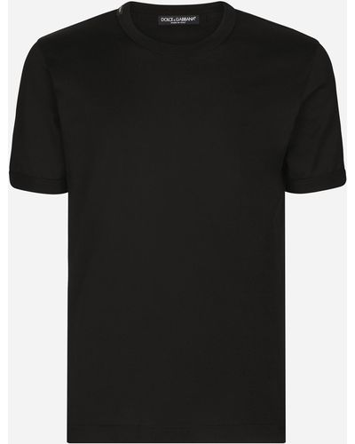 Dolce & Gabbana T-Shirt aus Baumwolle - Schwarz