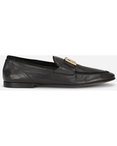 Dolce & Gabbana Calfskin slippers - Weiß