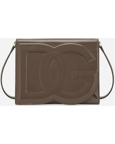 Dolce & Gabbana Bolso bandolera DG Logo - Marrón