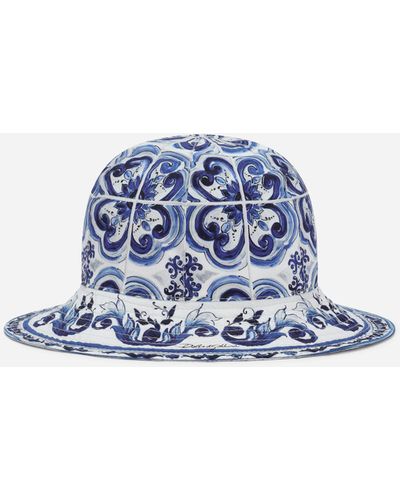 Dolce & Gabbana Multicolor Patchwork Women Fedora Wide Brim Hat main image 0