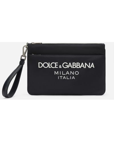 Dolce & Gabbana Pouch Bag aus Nylon - Schwarz