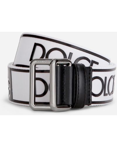 Dolce & Gabbana Gürtel aus logoband - Schwarz