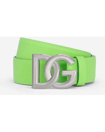 Dolce & Gabbana CINTURA LOGATA - Verde