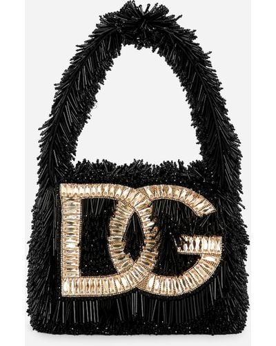 Dolce & Gabbana Henkeltasche DG Logo Bag - Schwarz