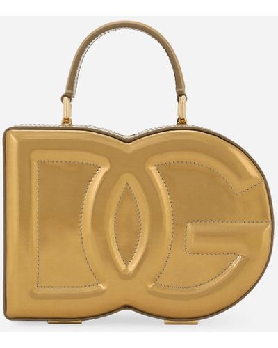 Dolce & Gabbana Henkeltasche Box DG Logo Bag - Mettallic