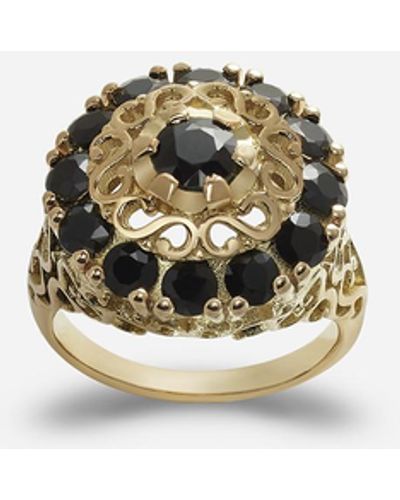 Dolce & Gabbana Mit saphiren besetzter ring - Gelb