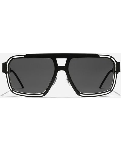 Dolce & Gabbana Dg Logo Sunglasses - Black