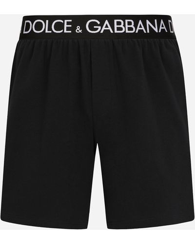 Dolce & Gabbana Shorts bi-elastische Baumwolle - Schwarz