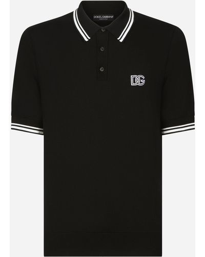 T-shirt en coton stretch à logo DG en 3d Blanc | T-Shirts et Polos Dolce &  Gabbana Homme