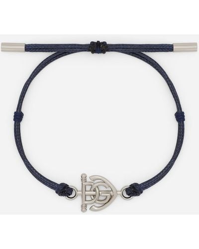 Dolce & Gabbana "marina" Cord Bracelet - Blue