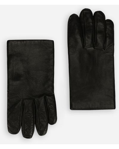 Dolce & Gabbana Handschuhe aus Nappaleder - Schwarz