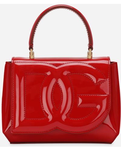 Dolce & Gabbana Bolso de mano DG Logo - Rojo