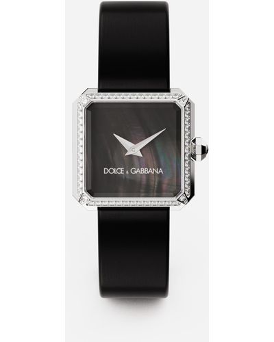 Dolce & Gabbana Sofia Steel Watch With Colorless Diamonds - Weiß