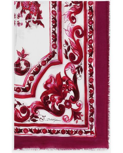 Dolce & Gabbana Multicolor Taormina Modal Shawl 130cm x 130cm  Men Scarf main image 1