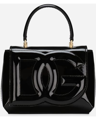 Dolce & Gabbana Sac à anse supérieure DG Logo Bag - Noir