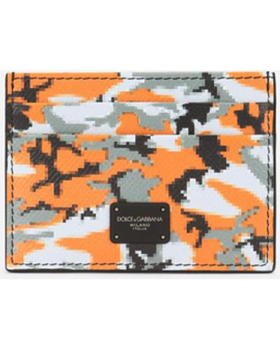 Dolce & Gabbana Kartenetui Camouflage - Mehrfarbig