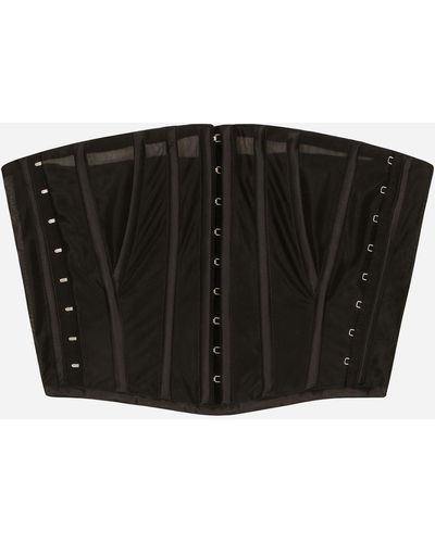 Dolce & Gabbana Marquisette corset belt - Nero