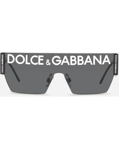 Dolce & Gabbana Occhiali da sole DG Logo - Grigio