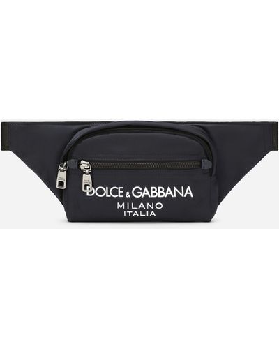 Dolce & Gabbana Marsupio piccolo in nylon - Bianco