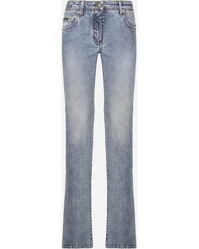 Dolce & Gabbana Bell-bottom Jeans - Blue