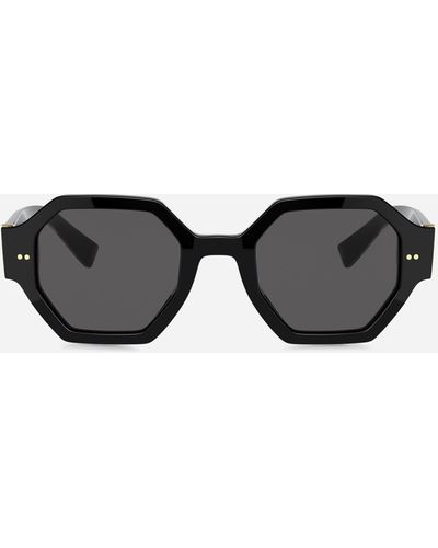Dolce & Gabbana Gros grain sunglasses - Negro