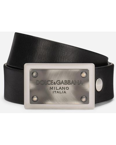 Dolce & Gabbana Cintura in cuoio - Nero
