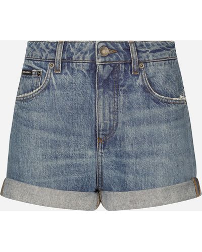 Dolce & Gabbana Denim Shorts - Blue