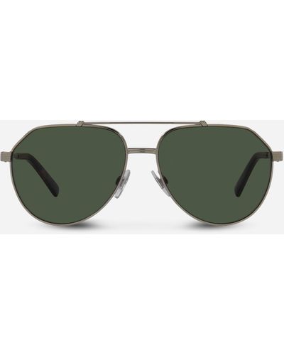 Dolce & Gabbana Gros grain sunglasses - Grün