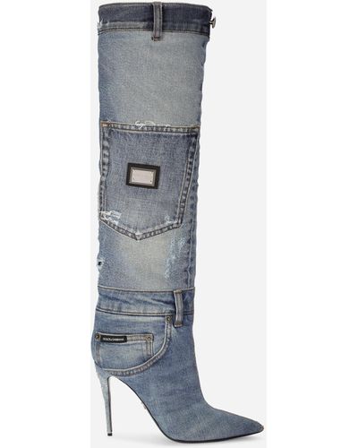 Dolce & Gabbana Knee-high boots Women | Online Sale up to 65% off | Lyst