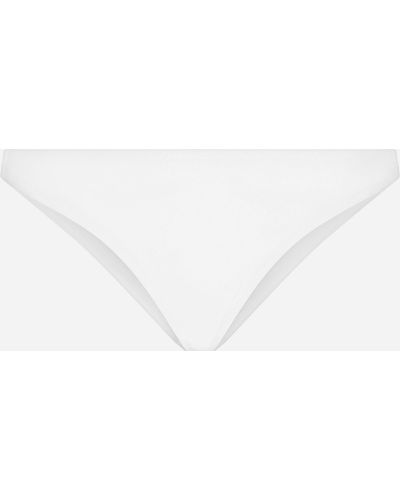 Dolce & Gabbana Bikini bottoms with DG logo - Bianco