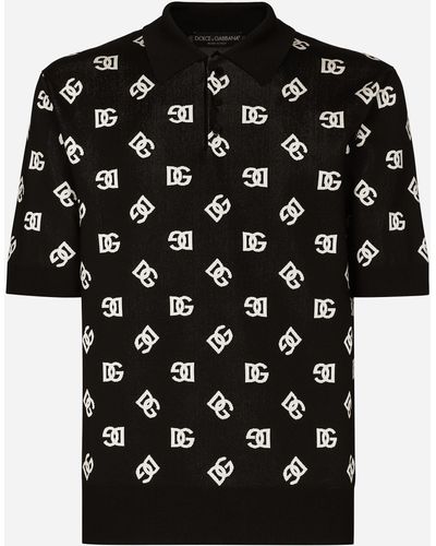 Dolce & Gabbana Silk polo shirt, Men's Clothing