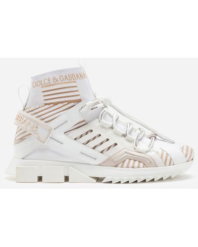 Dolce & Gabbana Sorrento High-Top Trekking Sneakers - Weiß