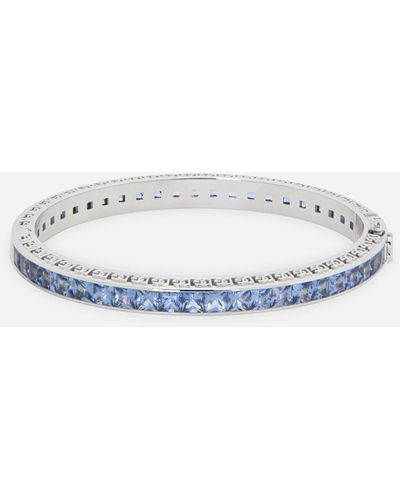 Dolce & Gabbana Bracelet Anna en or blanc 18 ct avec saphirs bleus