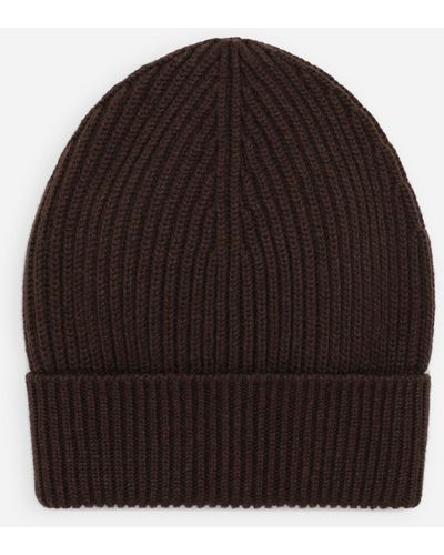 Dolce & Gabbana Wool And Cashmere Hat - Brown