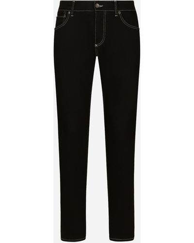 Dolce & Gabbana Jeans slim denim stretch nero