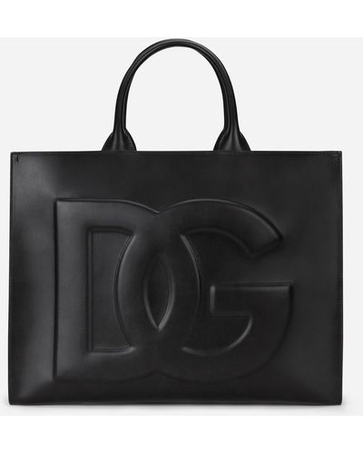 Dolce & Gabbana Bolso shopper DG Daily grande - Negro