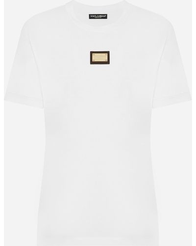 Dolce & Gabbana T-Shirts - Weiß
