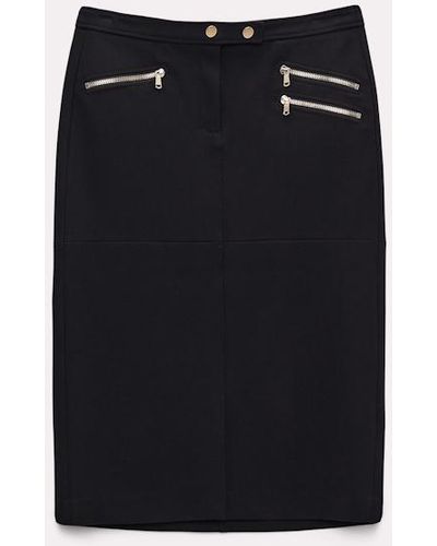 Dorothee Schumacher Punto Milano Skirt With Zipper Detailing - Black