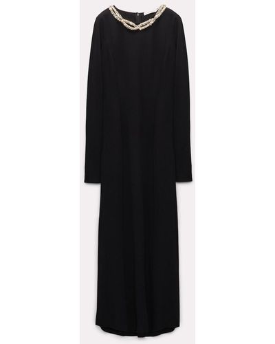 Dorothee Schumacher Long Dress With Sequin Embellishment - Black